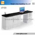 Good Quality Metal Steel Corner Type Dental Cabinet